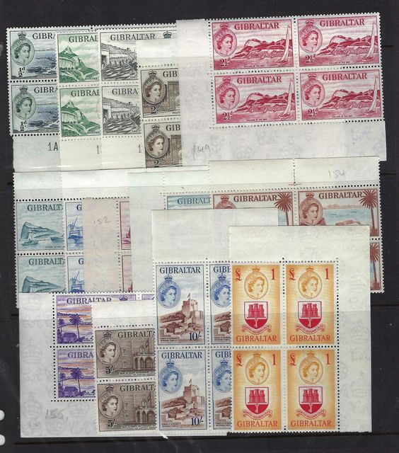Image of Gibraltar SG 145/58 UMM British Commonwealth Stamp